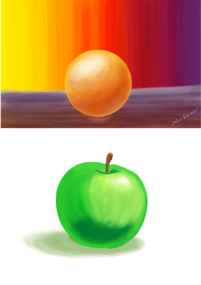 Graphic/ Sketches / Matte Painting: Apple