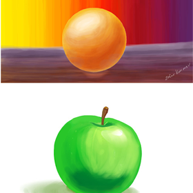 Graphic/ Sketches / Matte Painting: Apple
